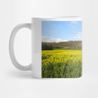 Rapeseed Field by the Hills Mug